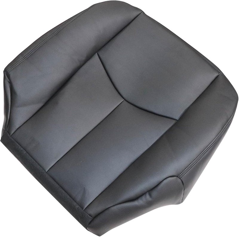 AOUTTUOA Driver Side Bottom Leather Replacement Seat Cover Compatible with Chevy Silverado GMC Sierra 2003 2004 2005 2006 - Image 4